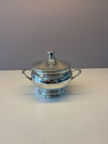 Sugar bowl with lid silver - bowl, lid,